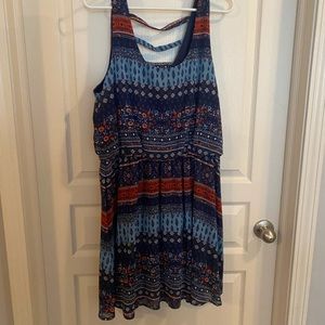RWB patterned dress
